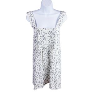 Show Me Your Mumu Odie Mini Dress Cornflower Blue Cotton/Linen - sz Medium